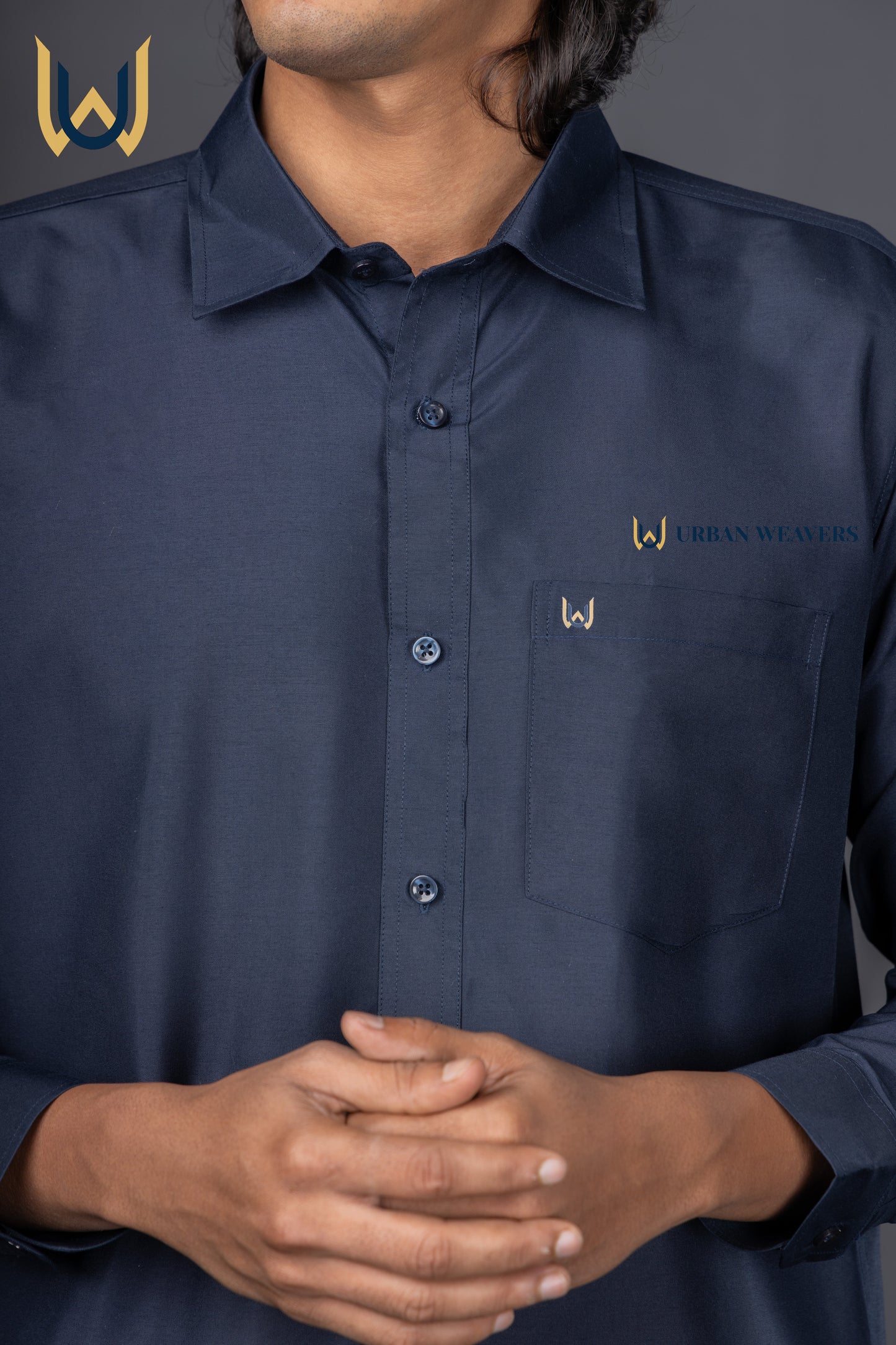 Navy Solid Shirt