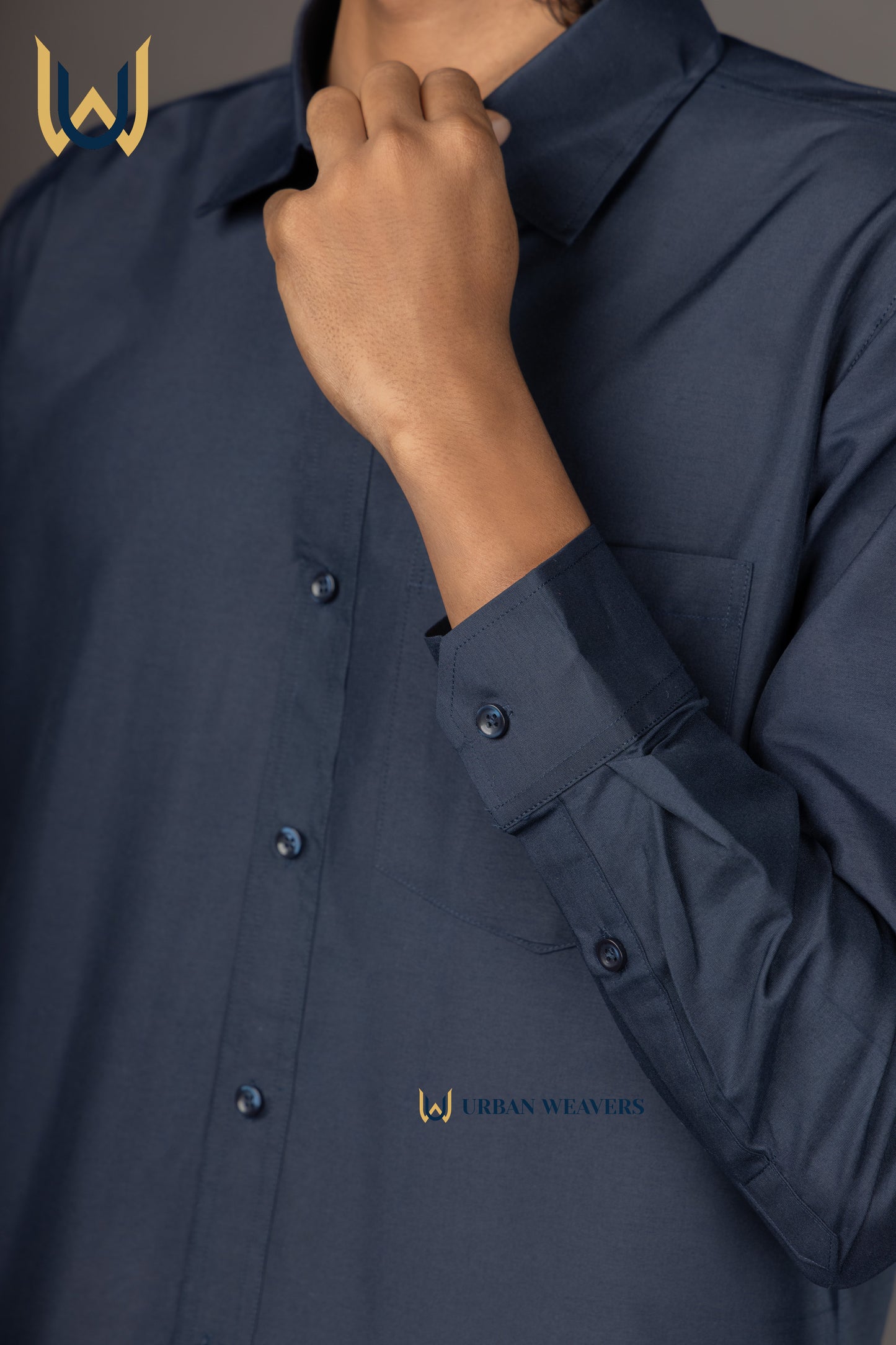 Navy Solid Shirt