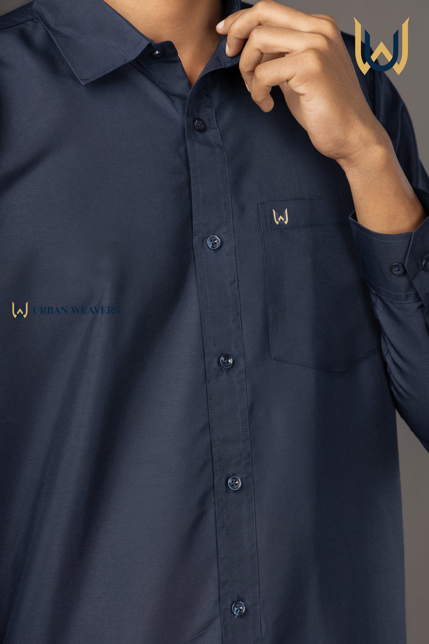 Navy Solid Shirt