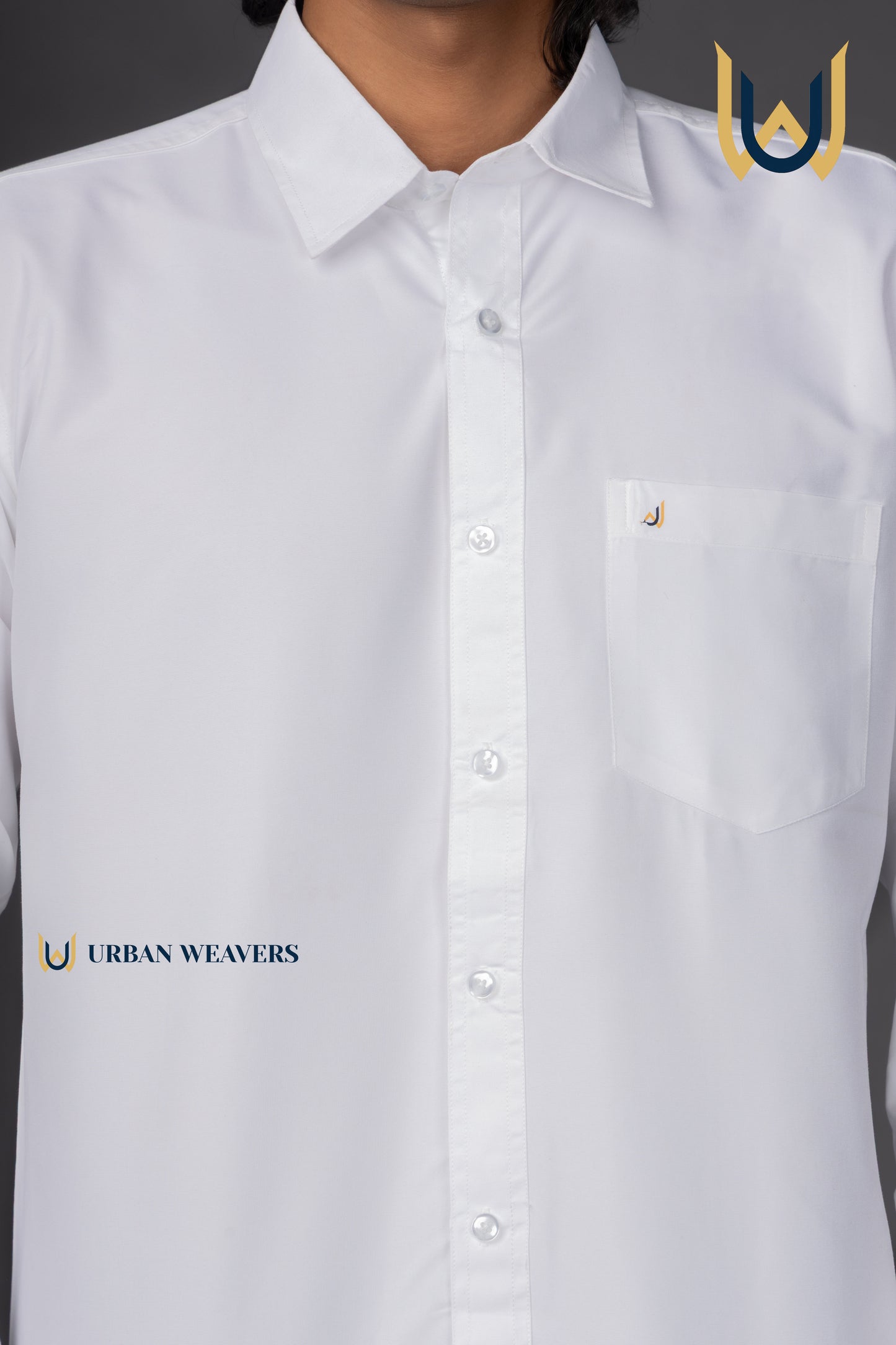 White Solid Shirt