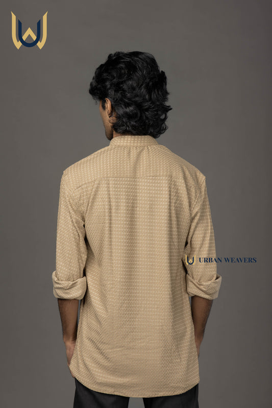 Short Kurta Beige