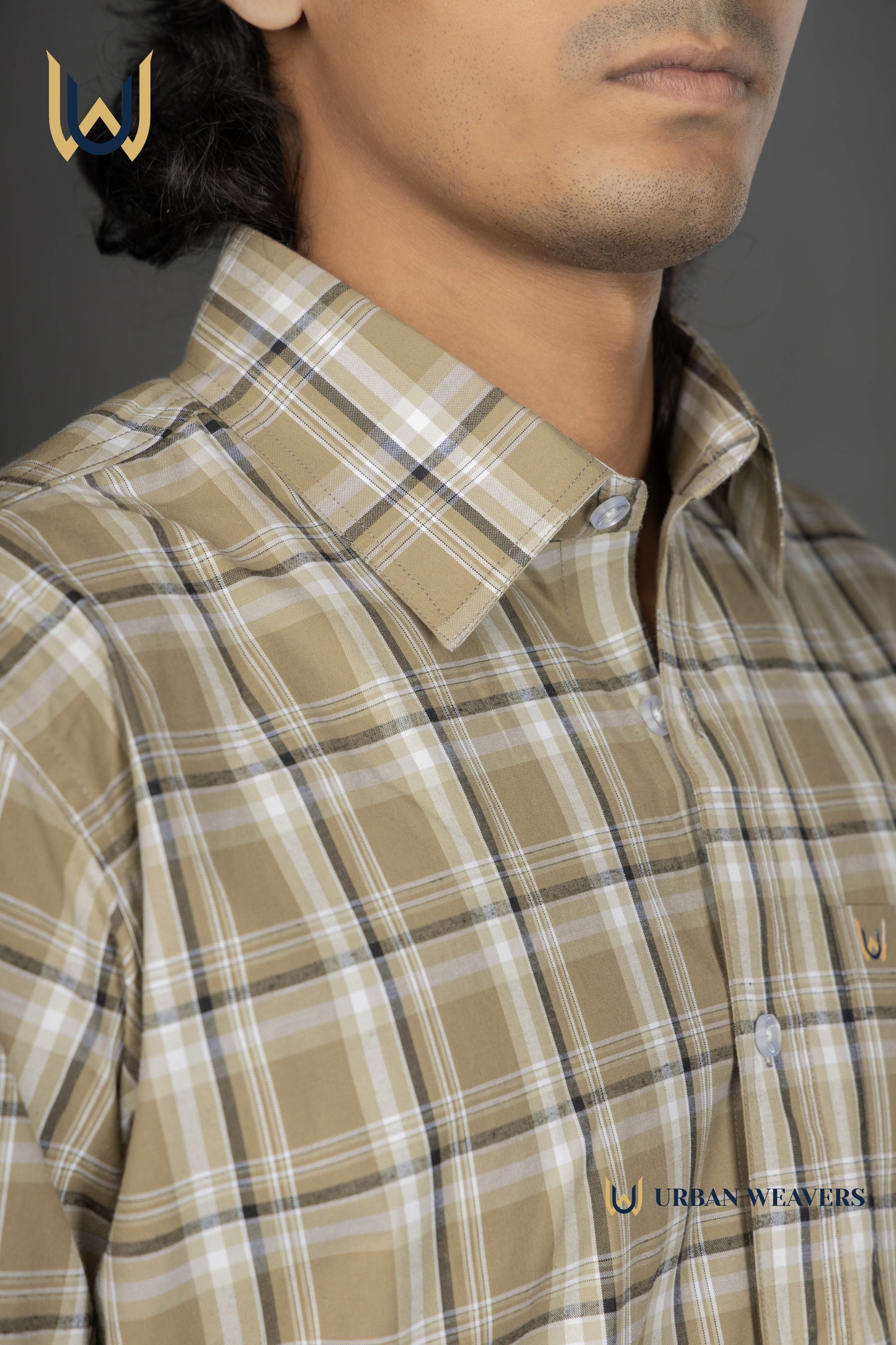 Brown Check Shirt
