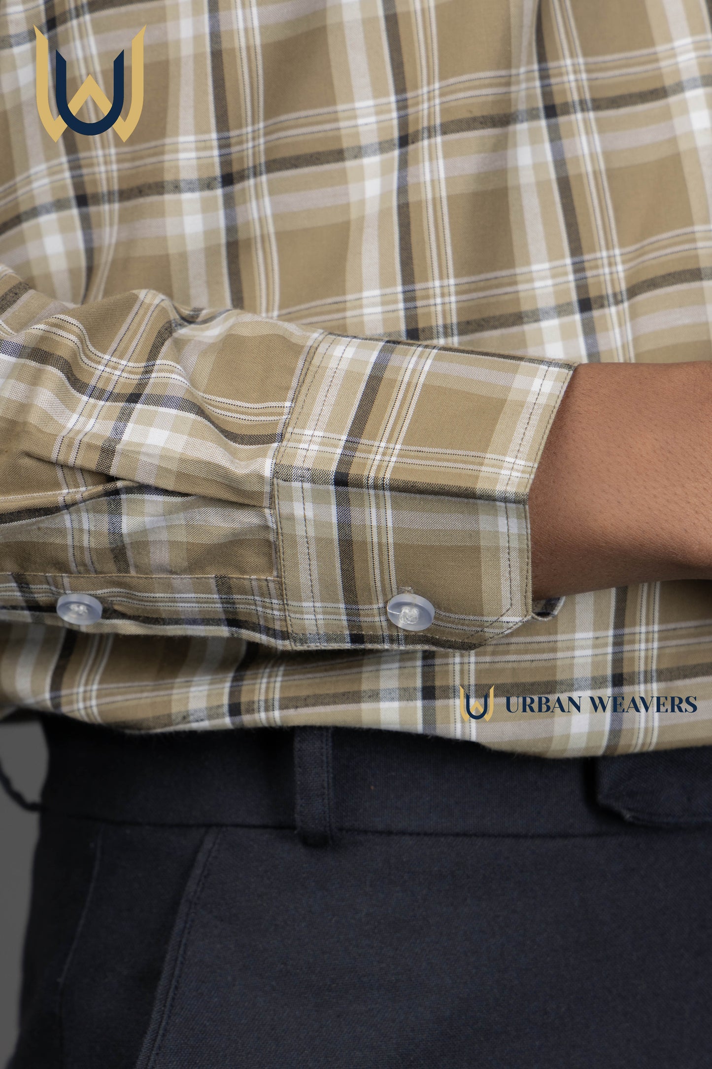 Brown Check Shirt