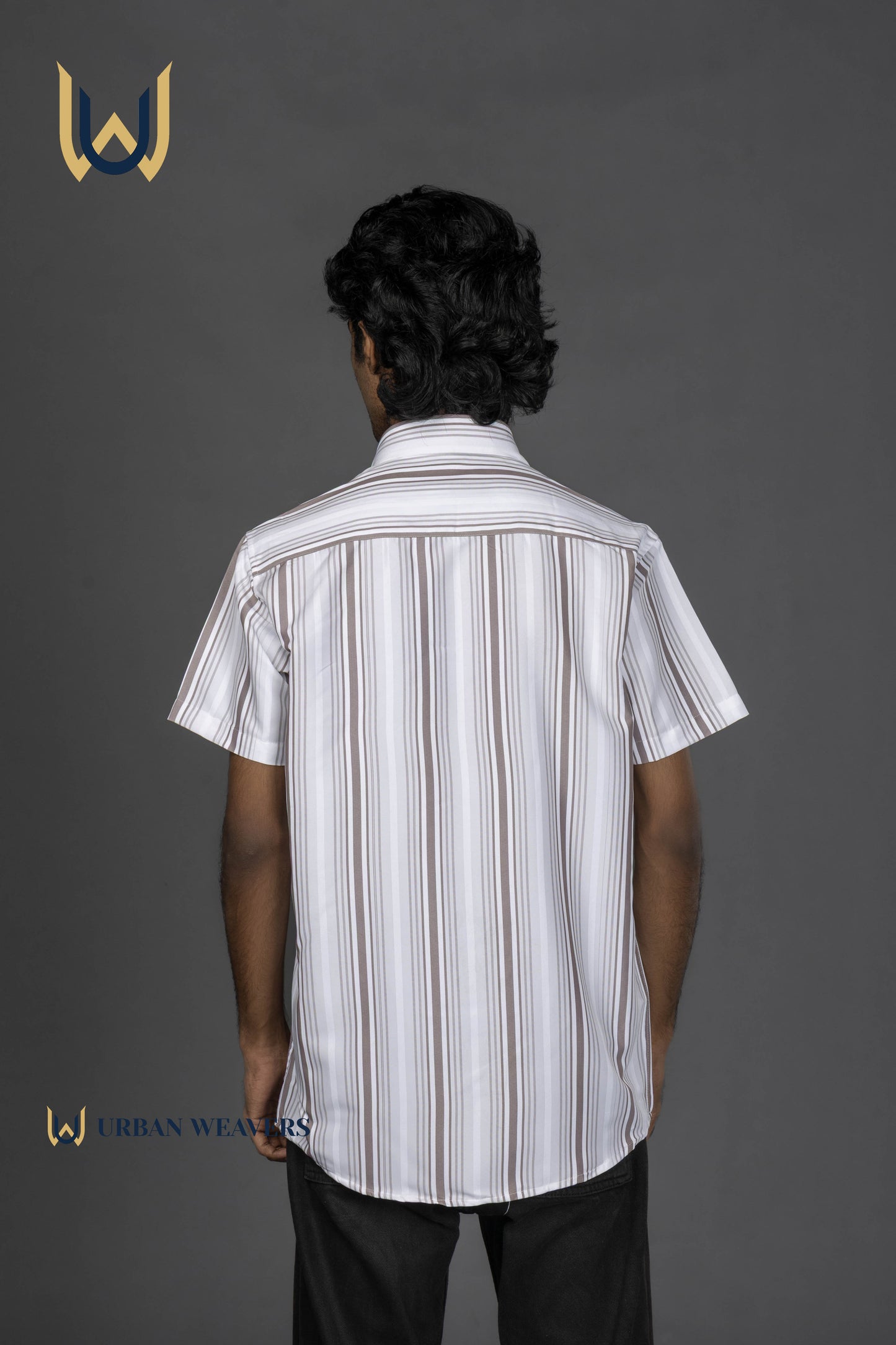 Half Sleeve – Brown Stripes