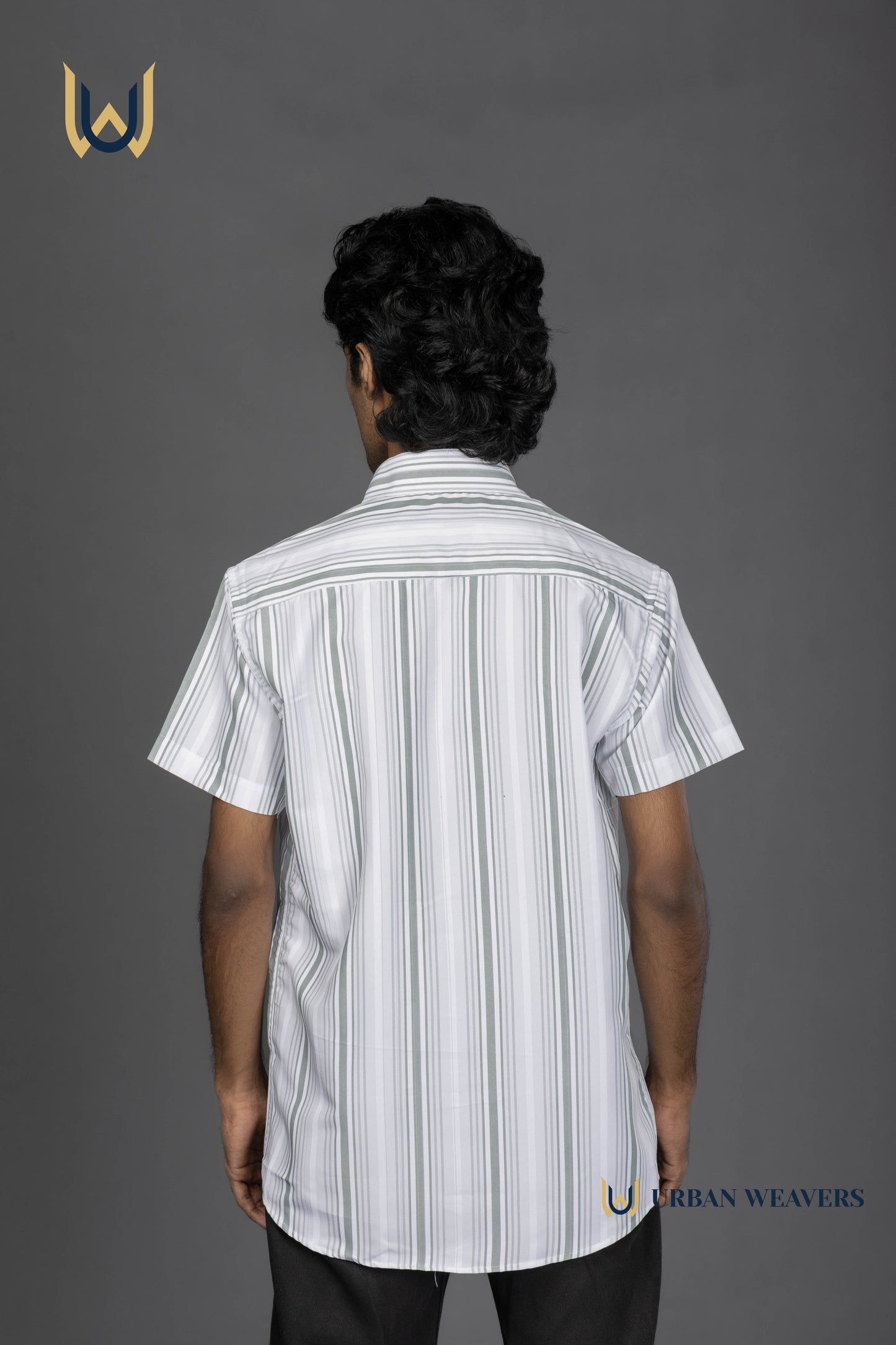 Half Sleeve – Green Stripes