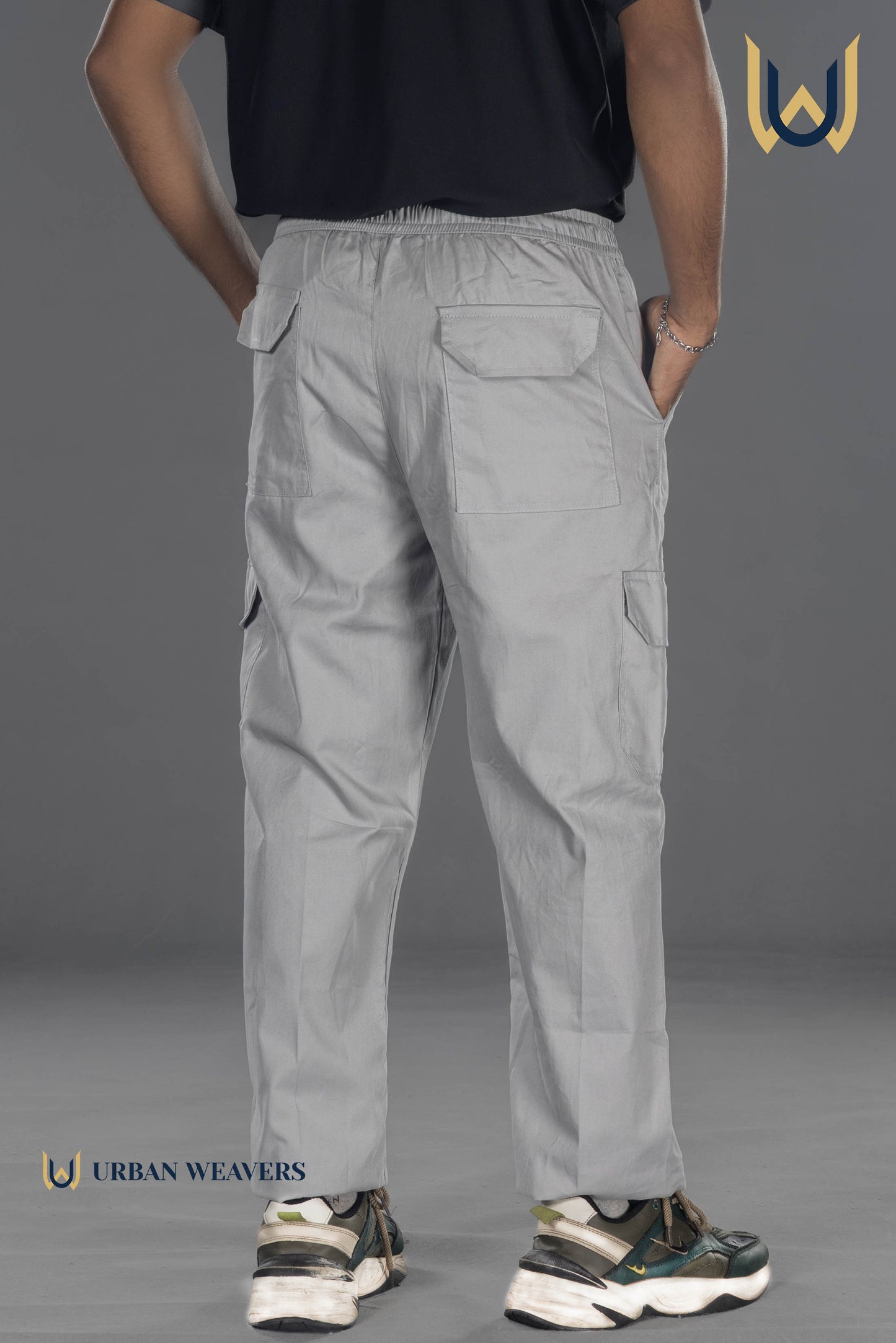 Grey Cargo Pants
