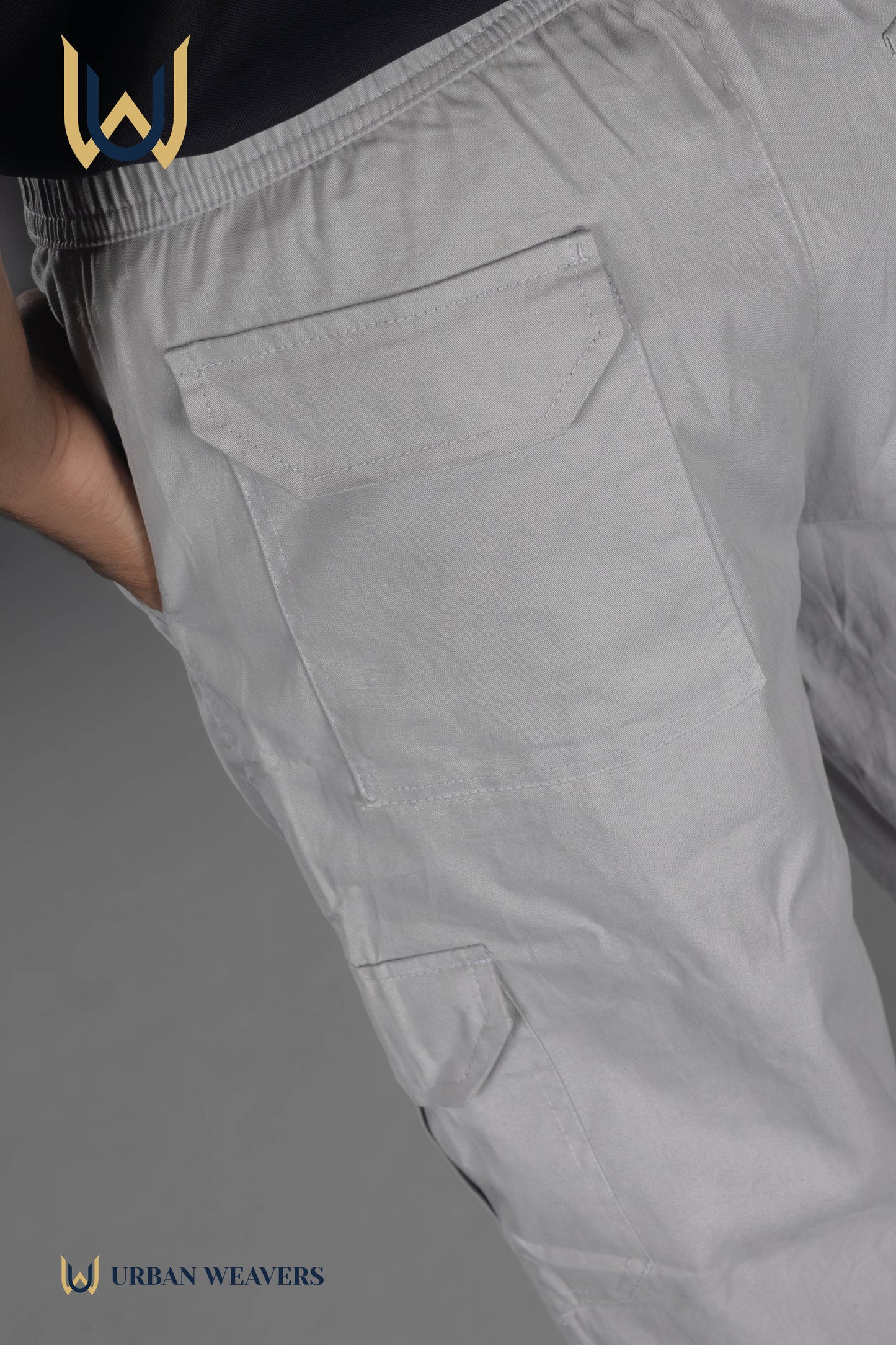 Grey Cargo Pants