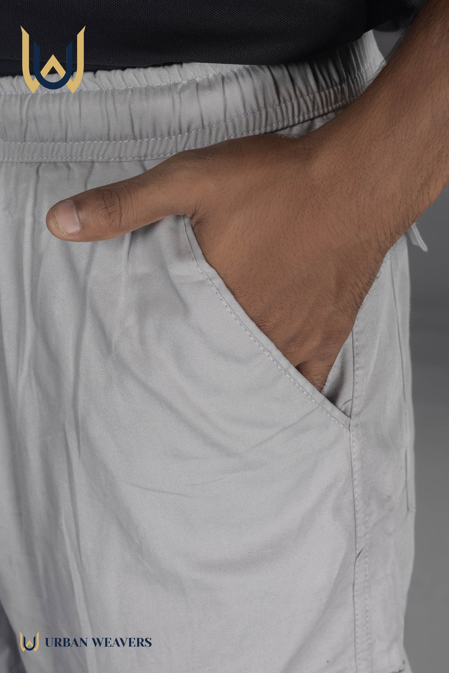 Grey Cargo Pants