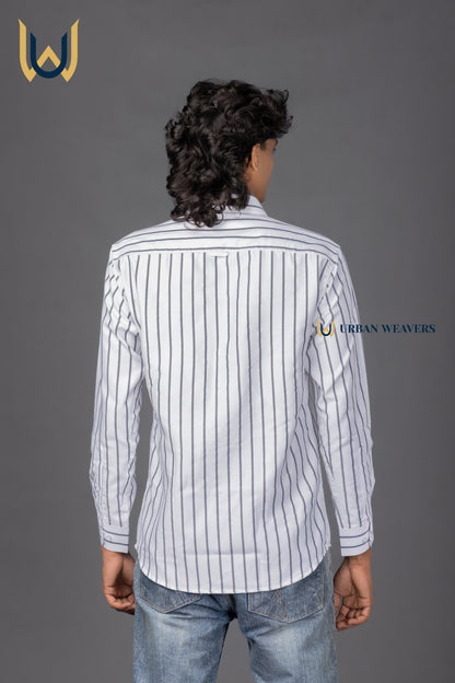 White Stripe Classic Shirt