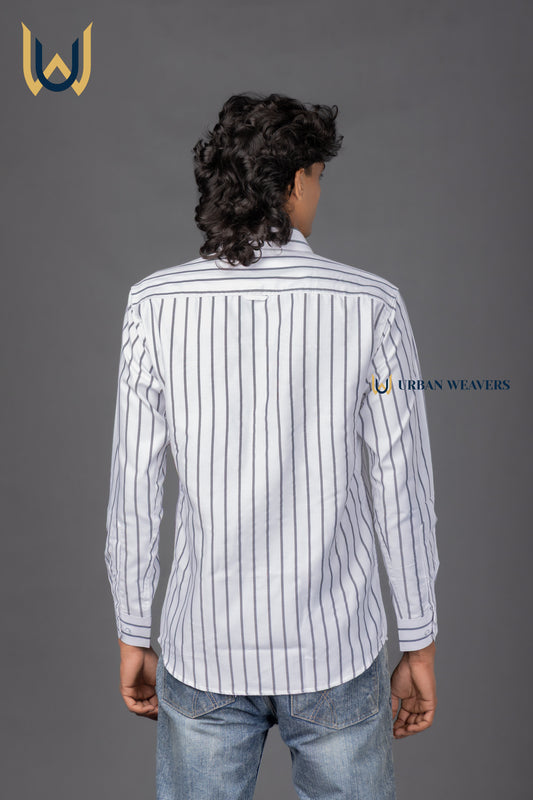 White Stripe Classic Shirt