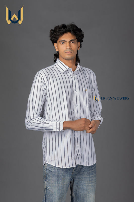 White Stripe Classic Shirt