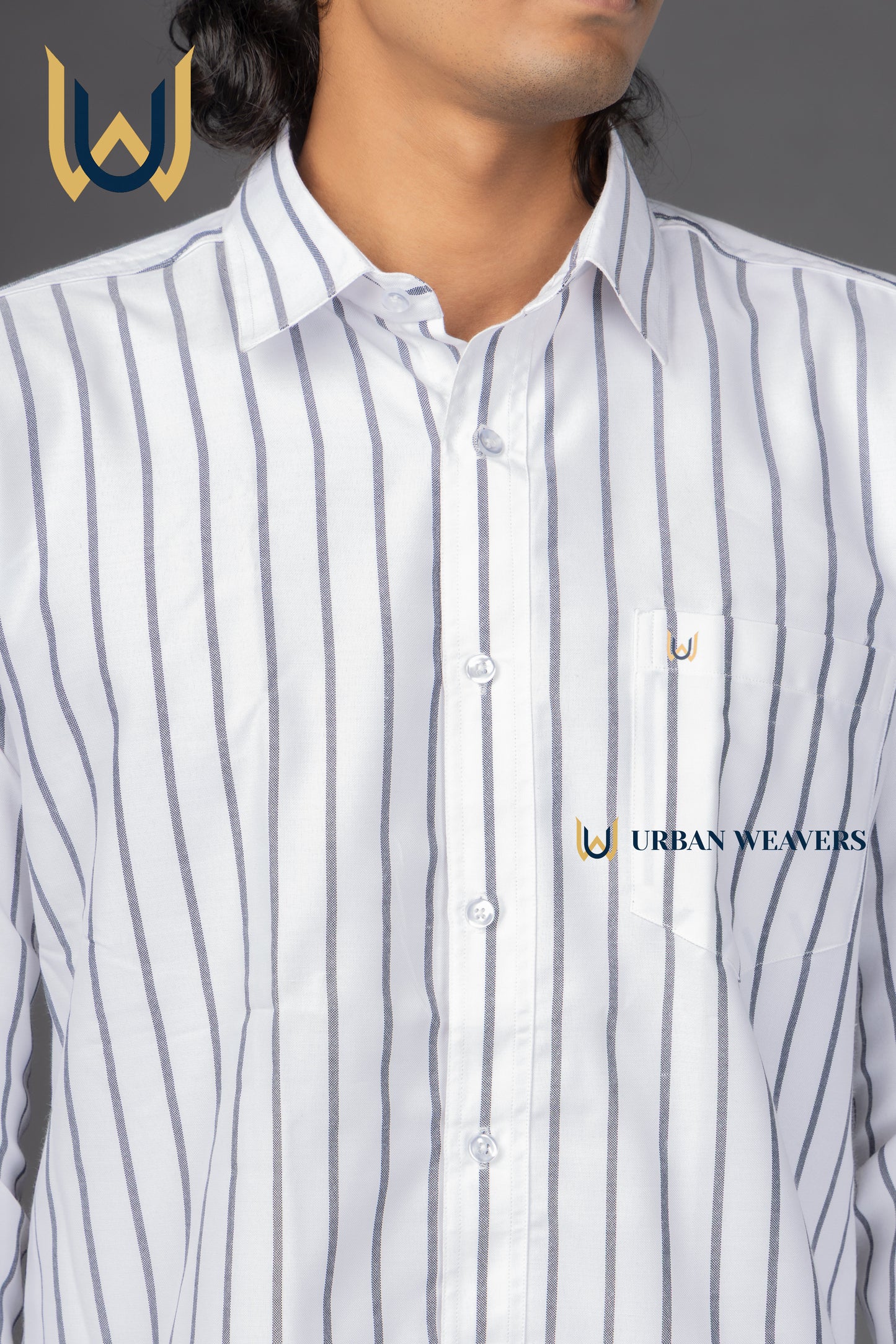 White Stripe Classic Shirt