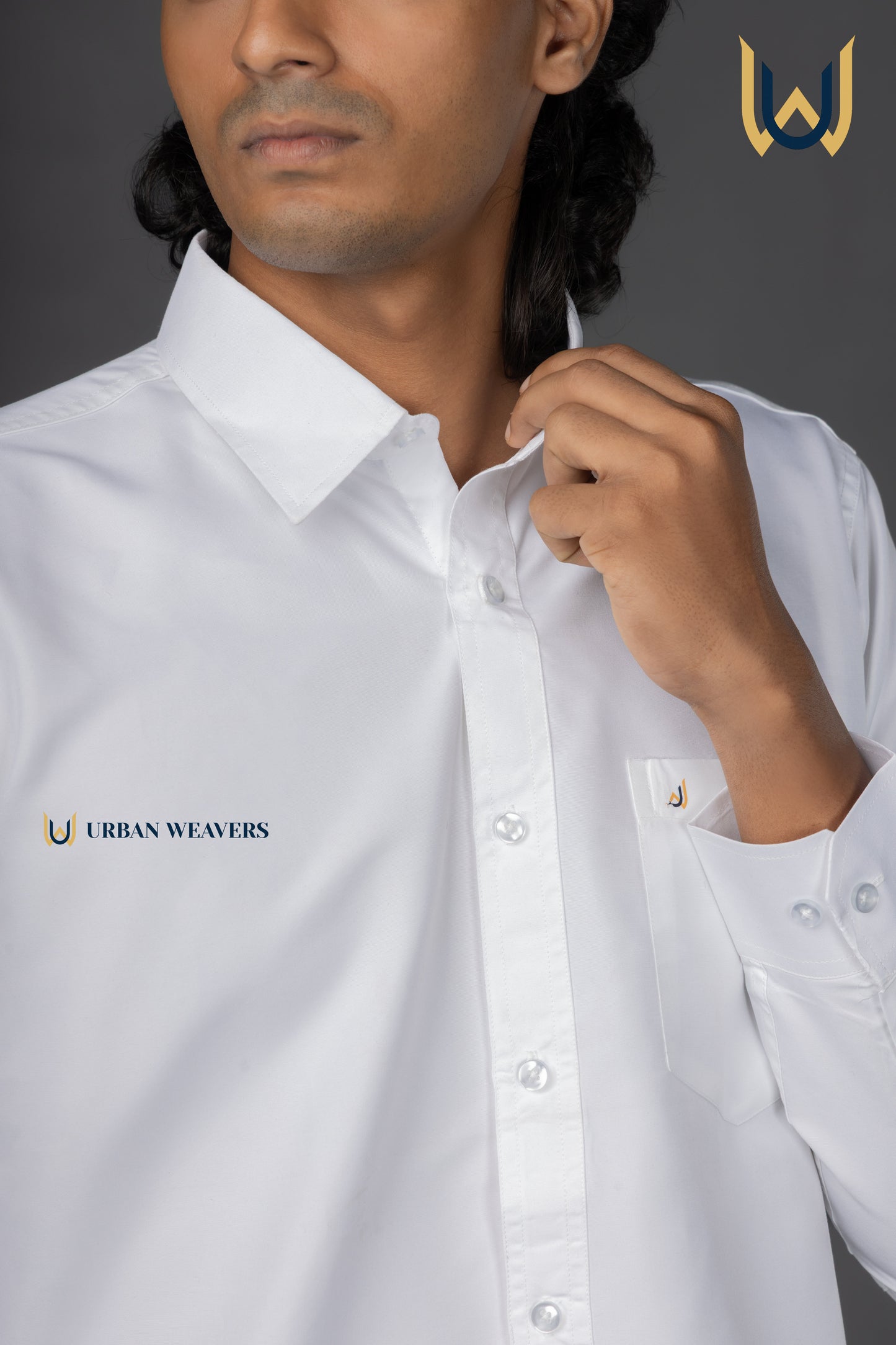 White Solid Shirt