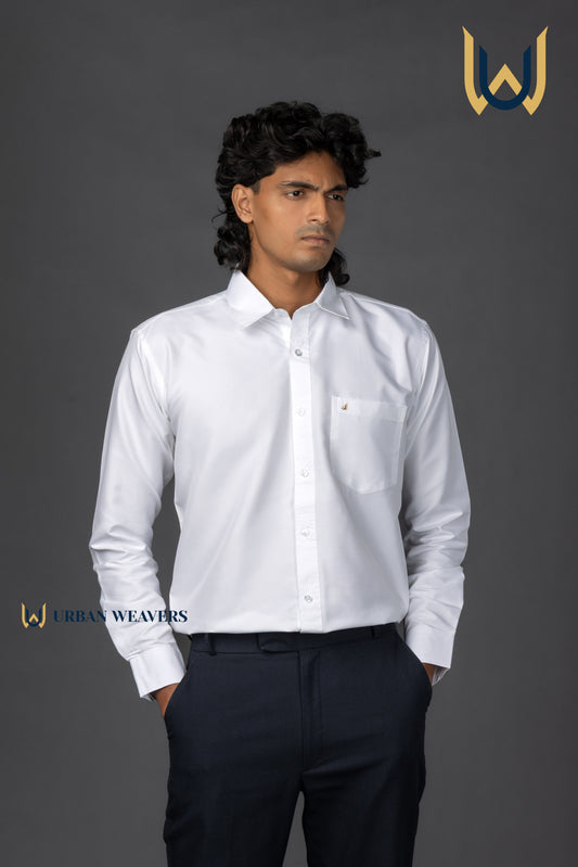 White Solid Shirt
