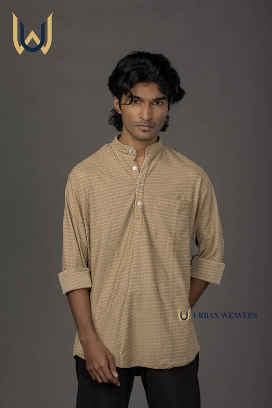 Short Kurta Beige