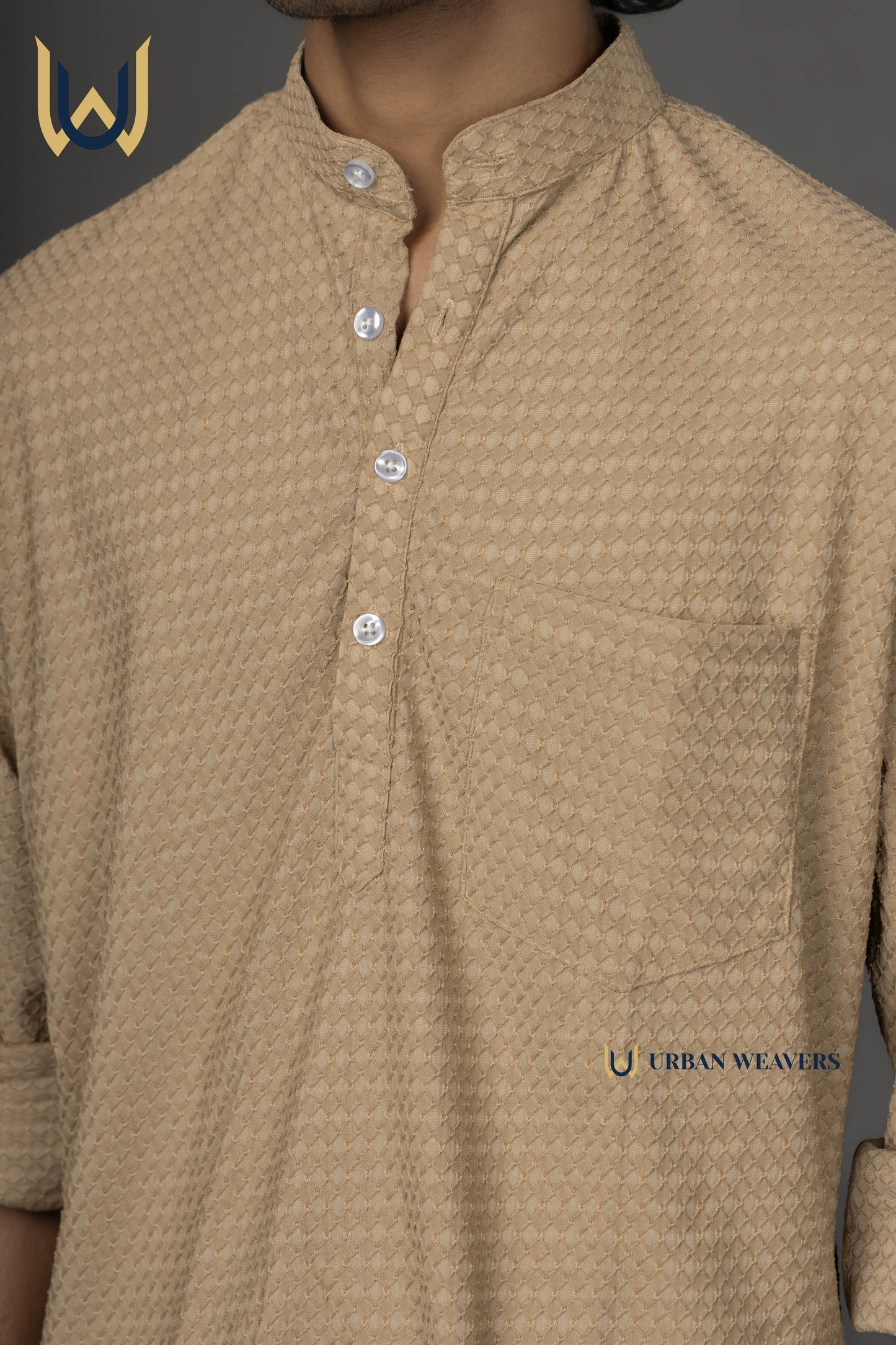 Short Kurta Beige