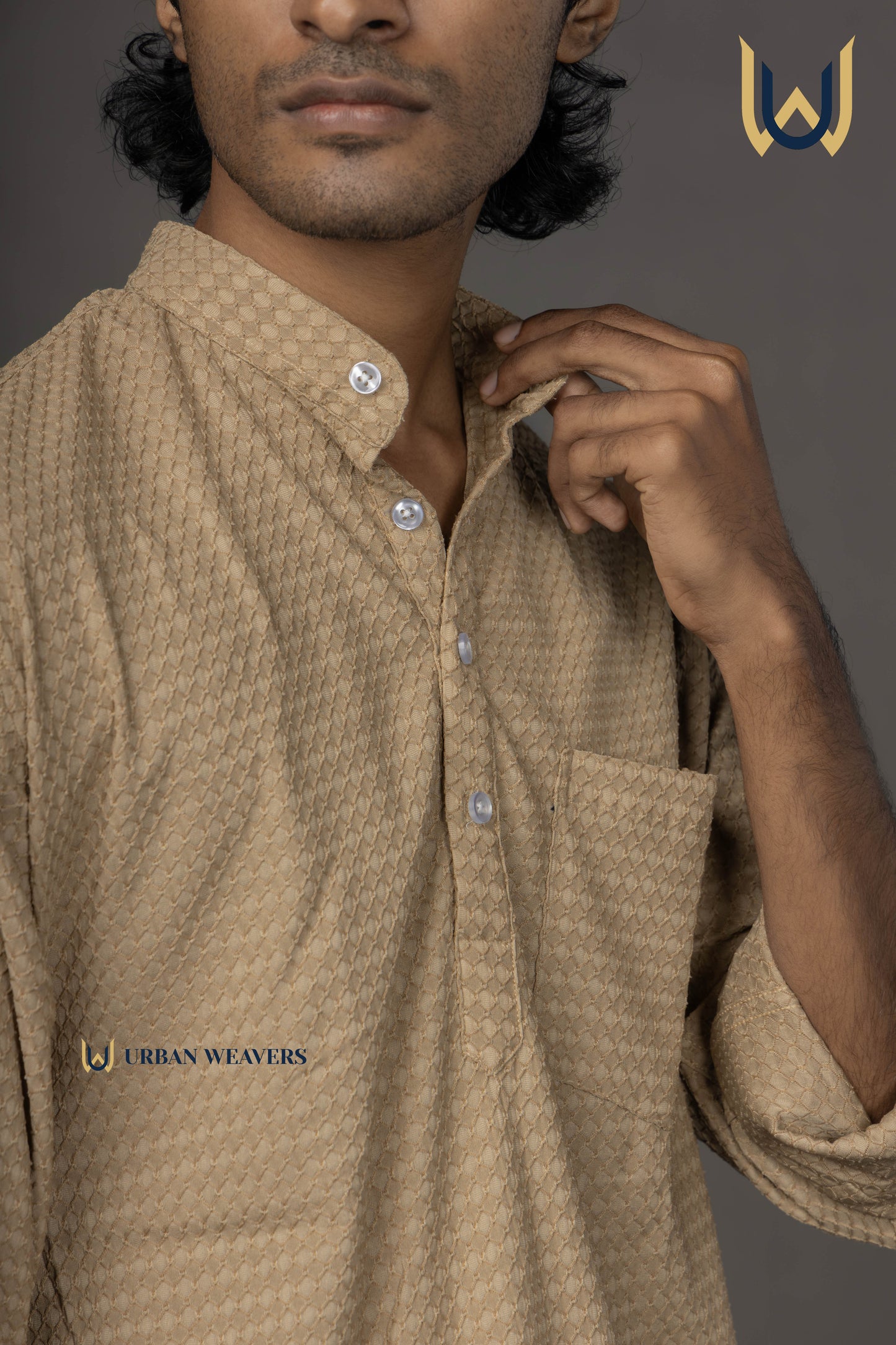 Short Kurta Beige