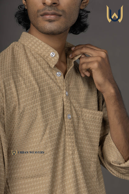 Short Kurta Beige