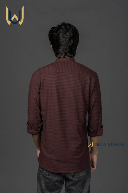 Short Kurta Maroon
