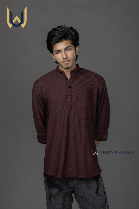 Short Kurta Maroon