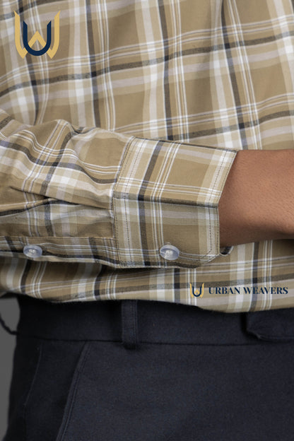 Brown Check Shirt