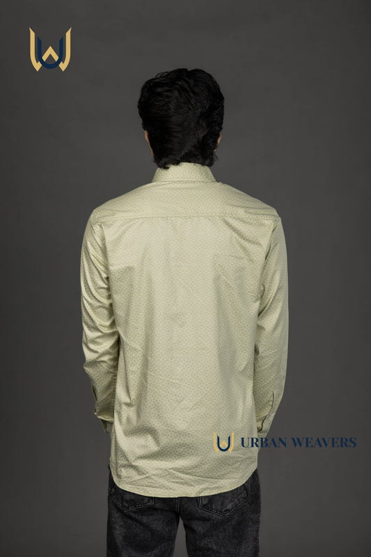 Satin Print – Green