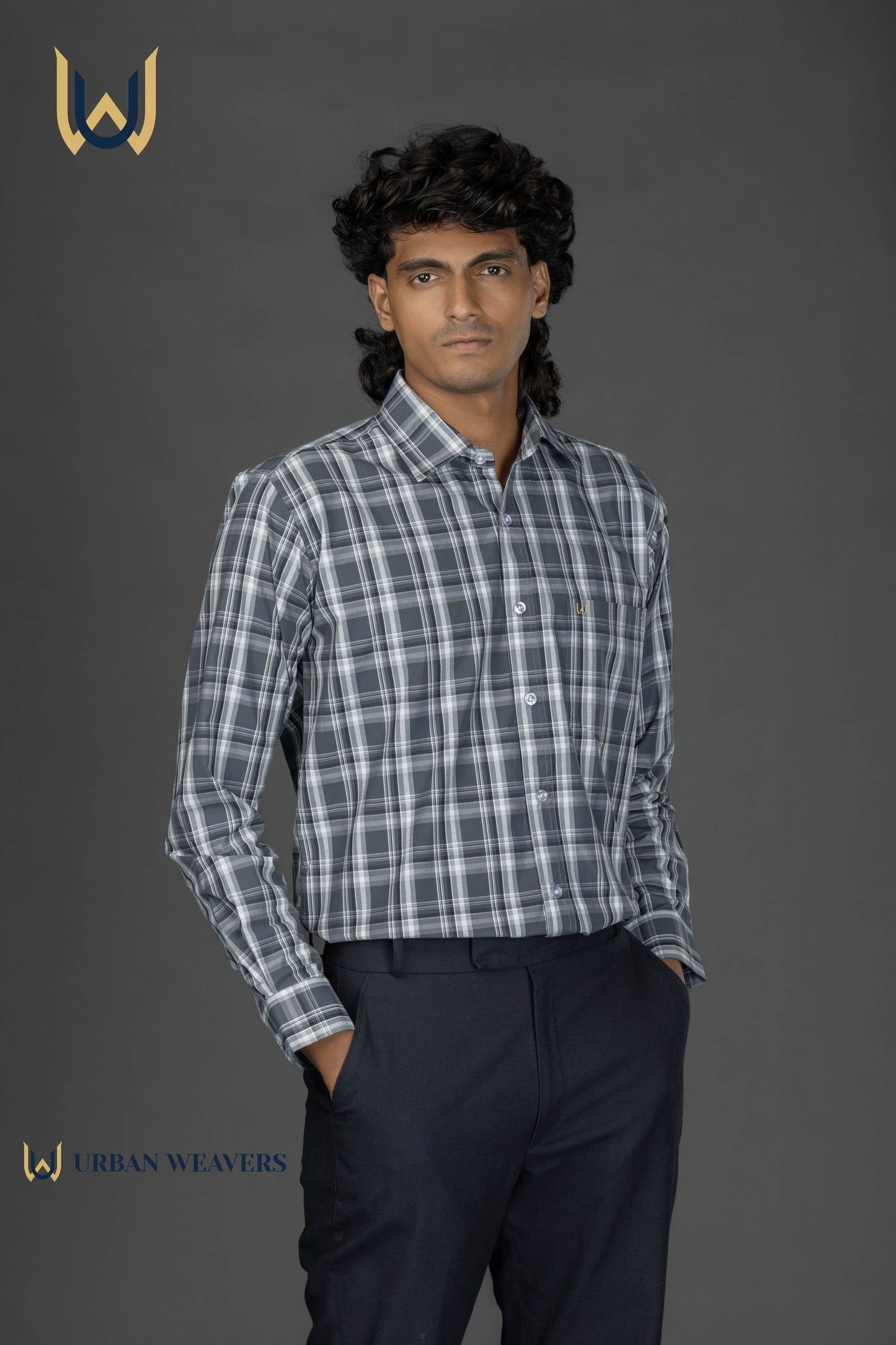 Black Check Shirt