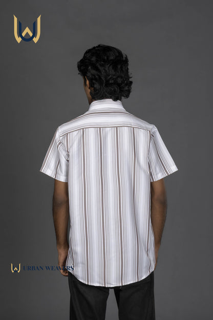 Half Sleeve – Brown Stripes