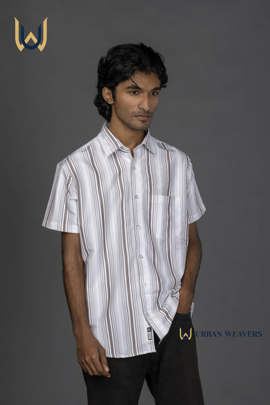 Half Sleeve – Brown Stripes