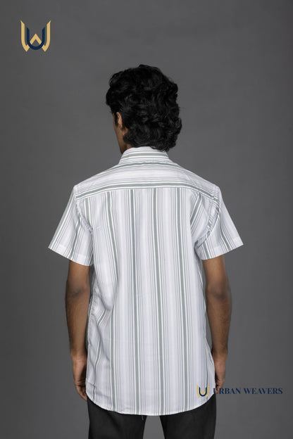 Half Sleeve – Green Stripes
