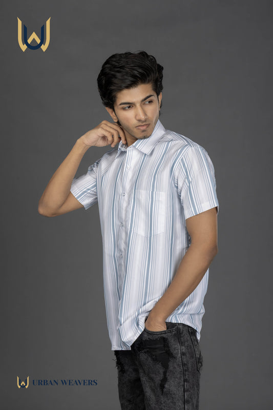 Half Sleeve – Blue Stripes