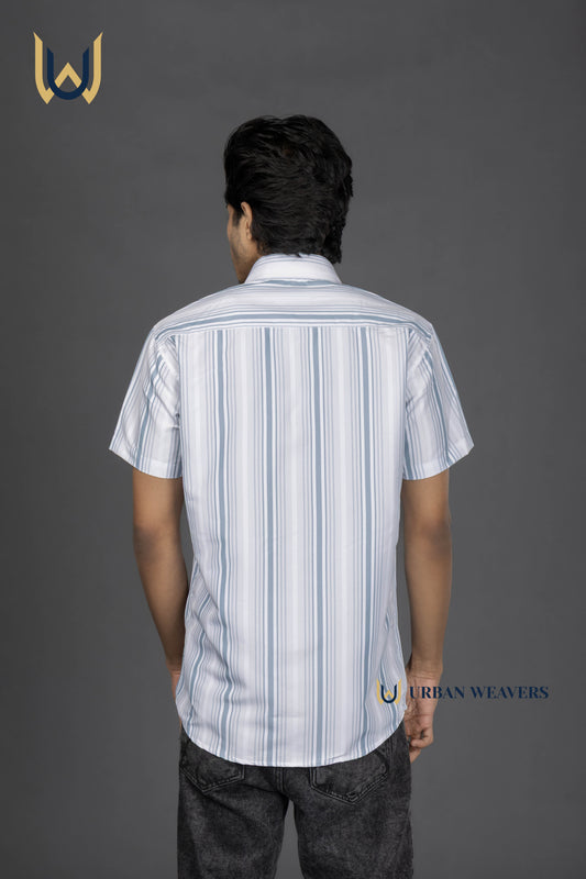 Half Sleeve – Blue Stripes