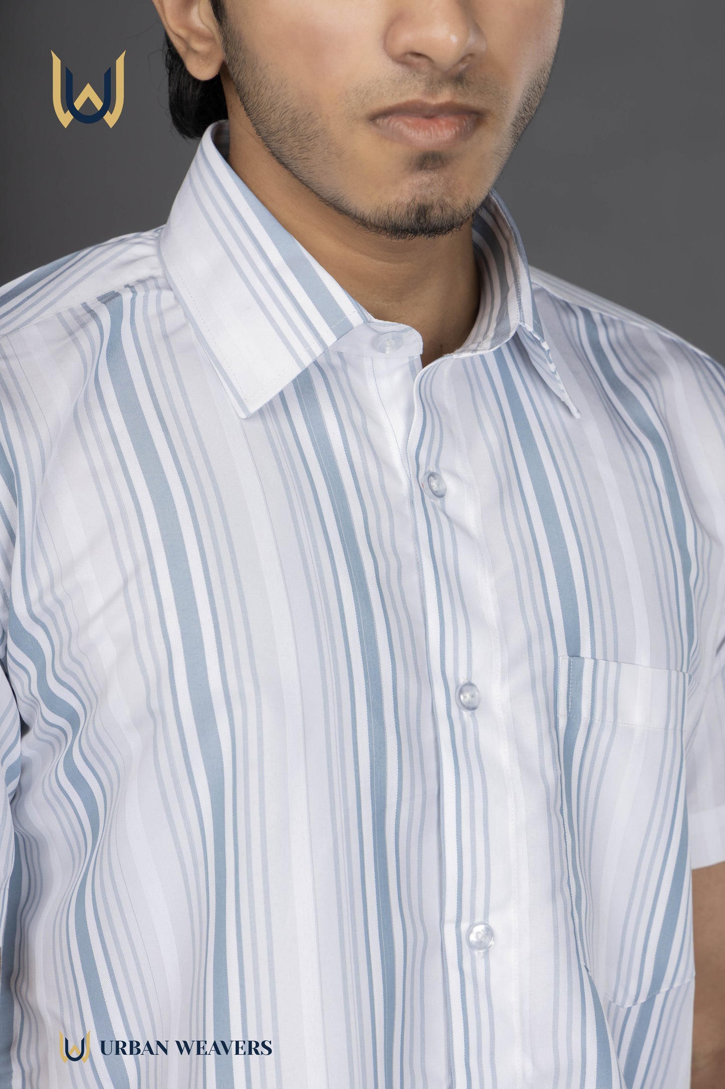 Half Sleeve – Blue Stripes