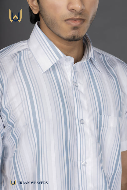 Half Sleeve – Blue Stripes