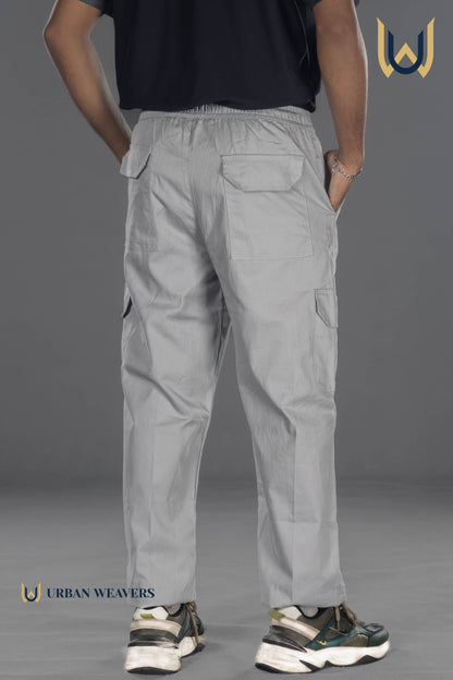 Grey Cargo Pants